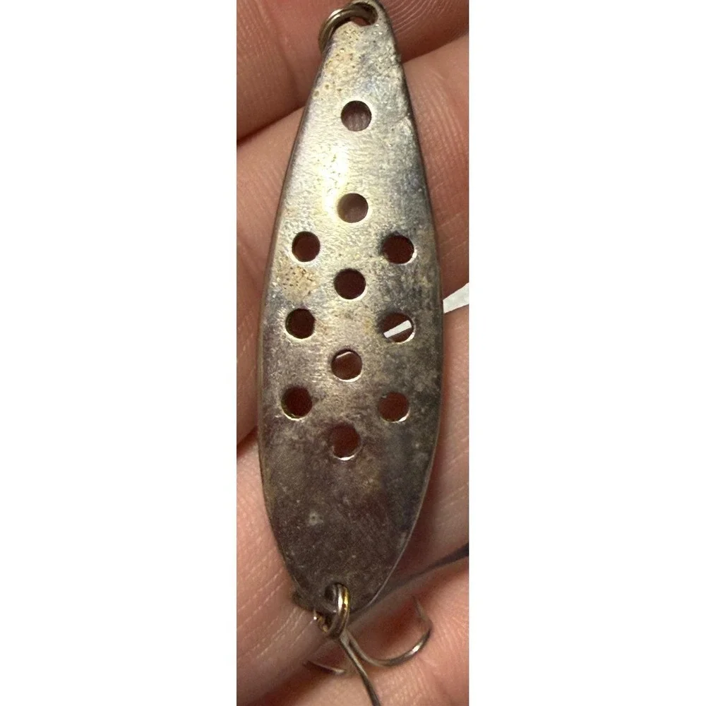 VTG Fishing Lure Lot Red Eye Wiggler Johnsons Silver Minnow Chruscz Spoonfish